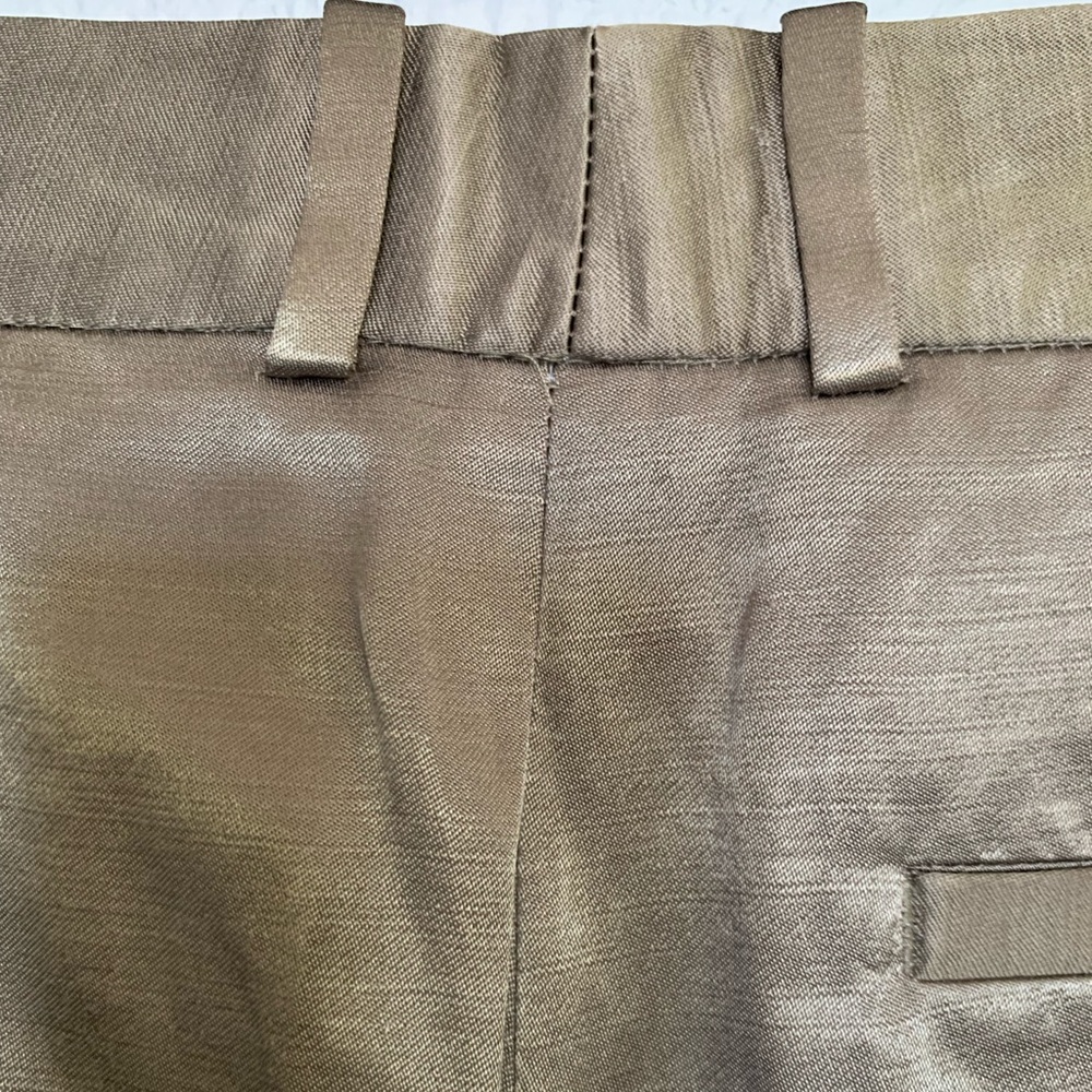 Zara Basic Metallic Slack Pants - image 6
